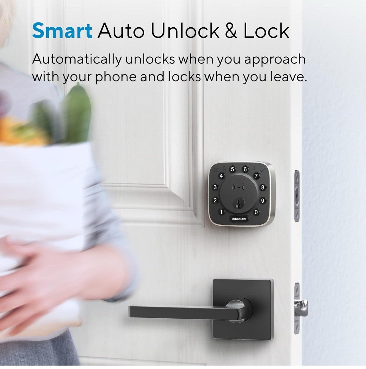 ULTRALOQ 2025 Upgrade Bolt NFC Built in Wifi Smart Door Lock *NEW SEALED*