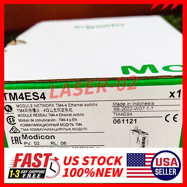 Schneider Electric New Sealed TM4ES4 Modicon TM4 Ethernet Network Module