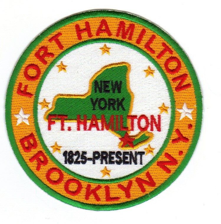 US ARMY POST PATCH, FORT HAMILTON, BROOKLYN,  NEW YORK,    Y