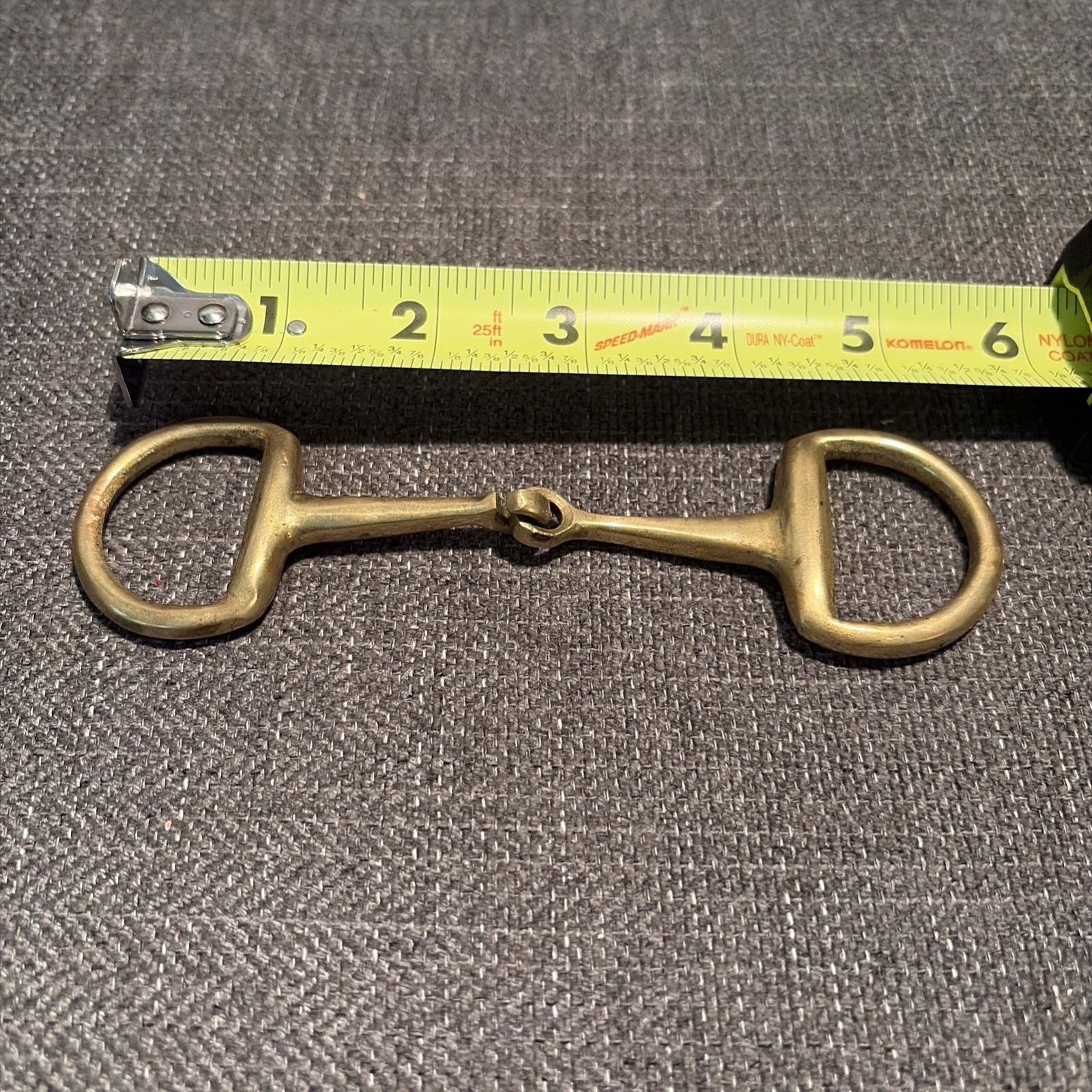Eggbutt Snaffle Bit-5” Mouth -Heavy Duty 1” Bars-English/Western-Stainless