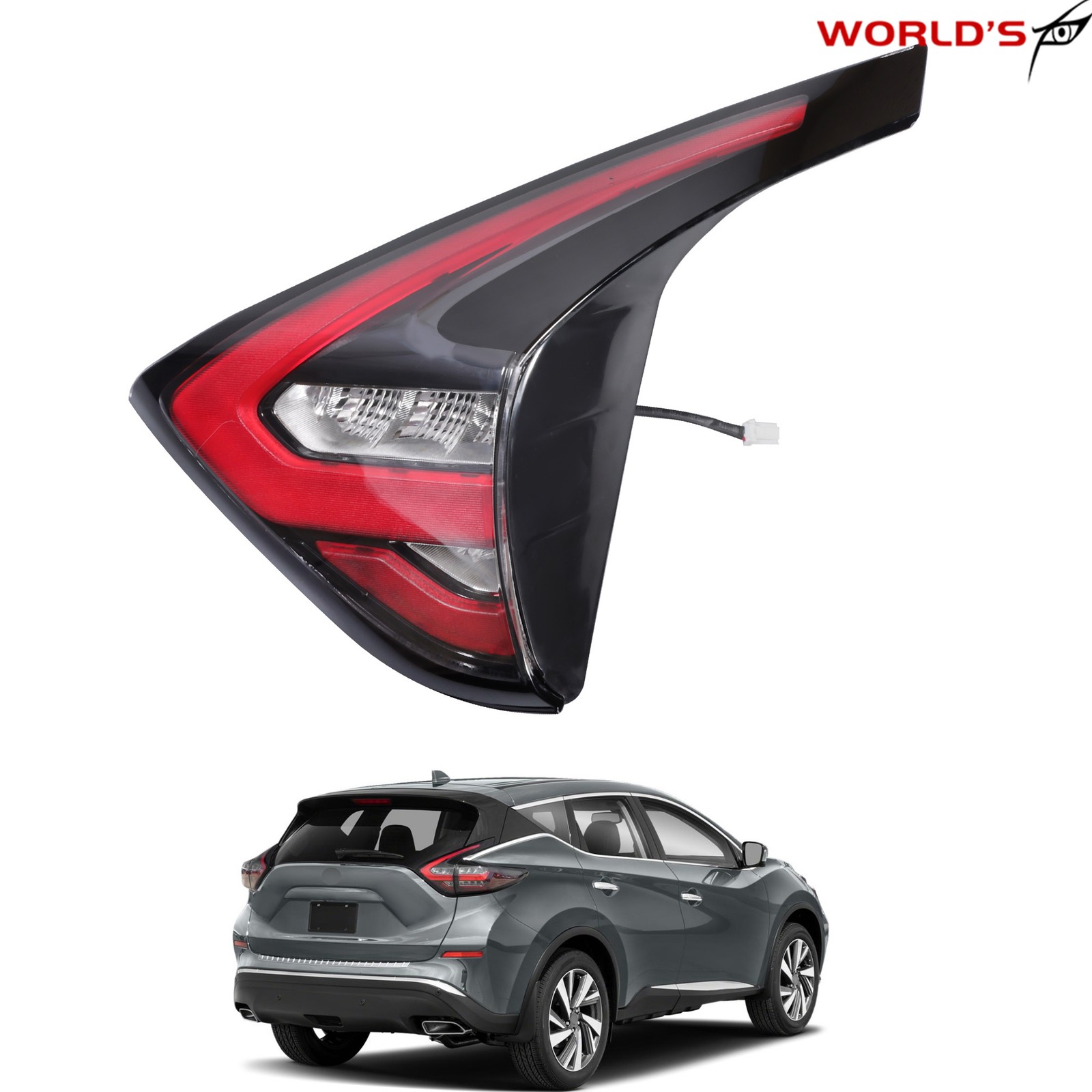 Rear Inner Tail Light Assembly Fit For Nissan Murano 2019-24 LED Lamp Passenger