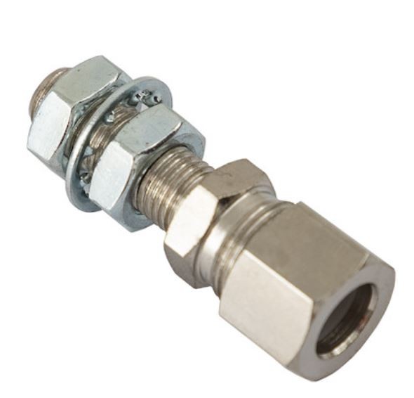 Buyers Products 1238, 3/8"-24 Thread Bulkhead Fitting