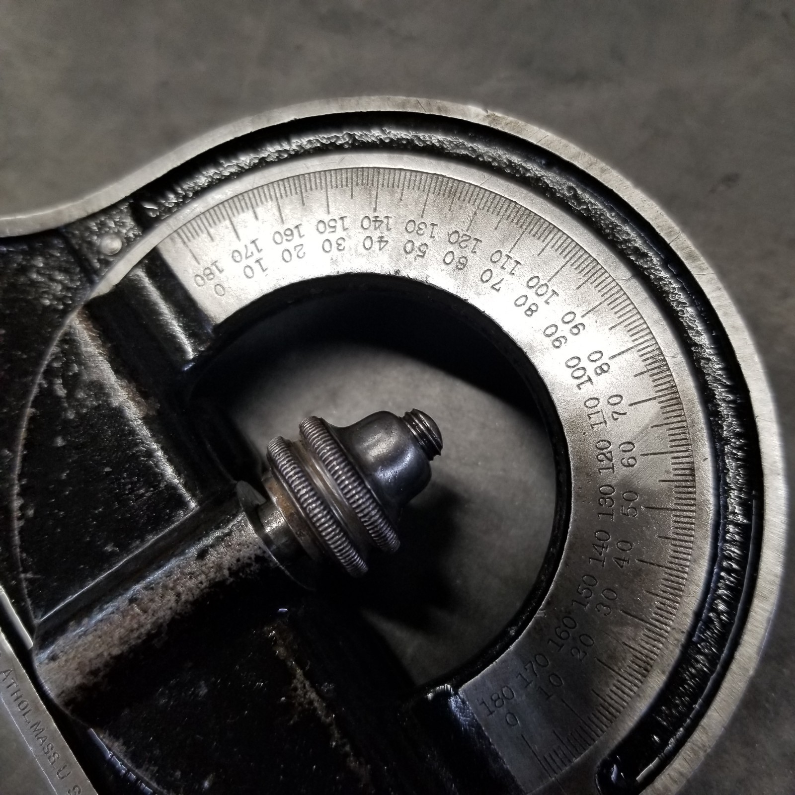 VINTAGE STARRETT NO. 492 PROTRACTOR