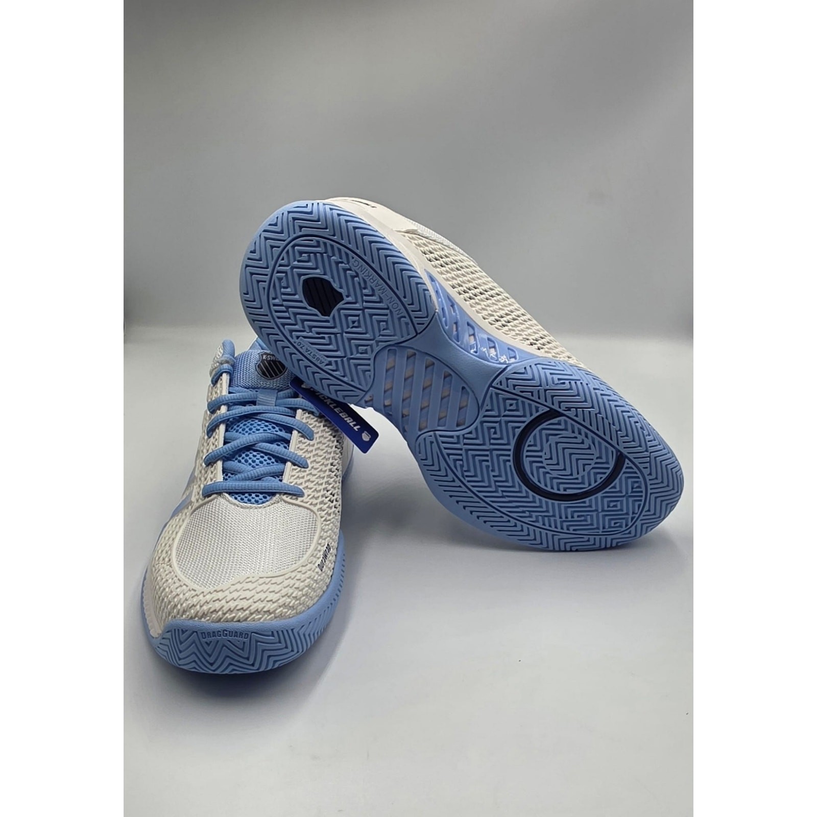 K-Swiss Express Light Pickleball Shoes Women’s Size 11 White Blue Ortholite Dura