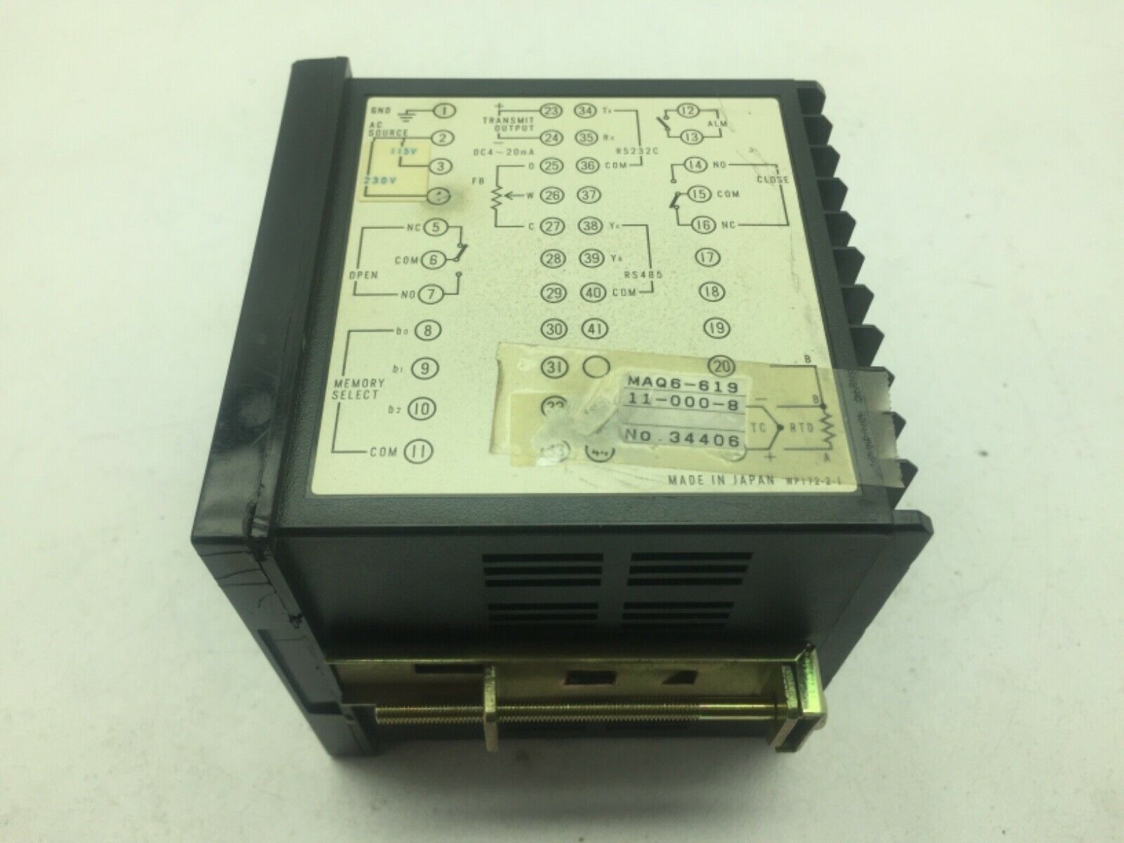 Barber-Colman MAQ6-619-11-000-8 Temperature Controller