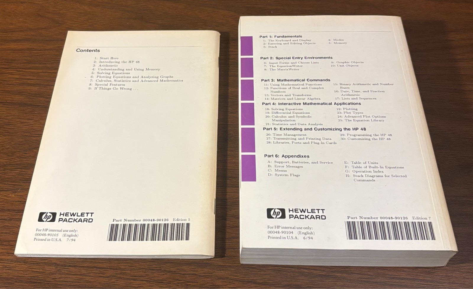 HP 48G Series Calculator User’s Guide & Quick Start Guide, Manuals Only - GUC