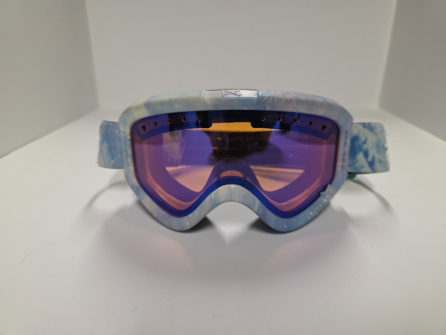 Anon/Burton Girls Disney FROZEN Ski Goggles Size Youth GUC