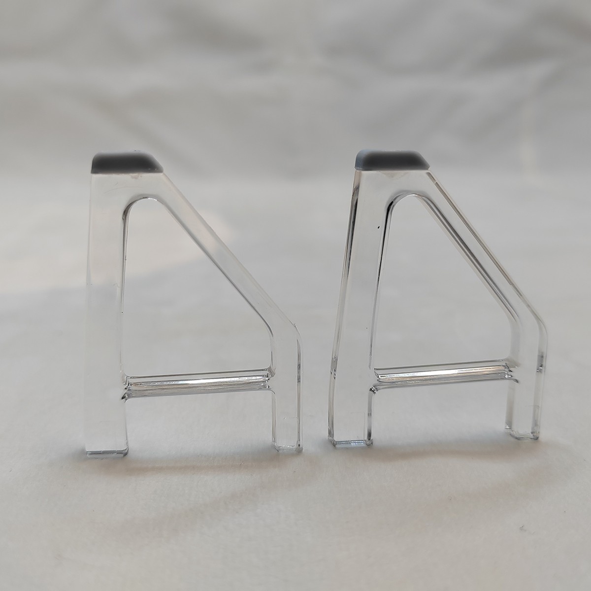 For PS5 Slim Console Horizontal Mount Bracket Clear Holder w/Anti-slip Pad Stand