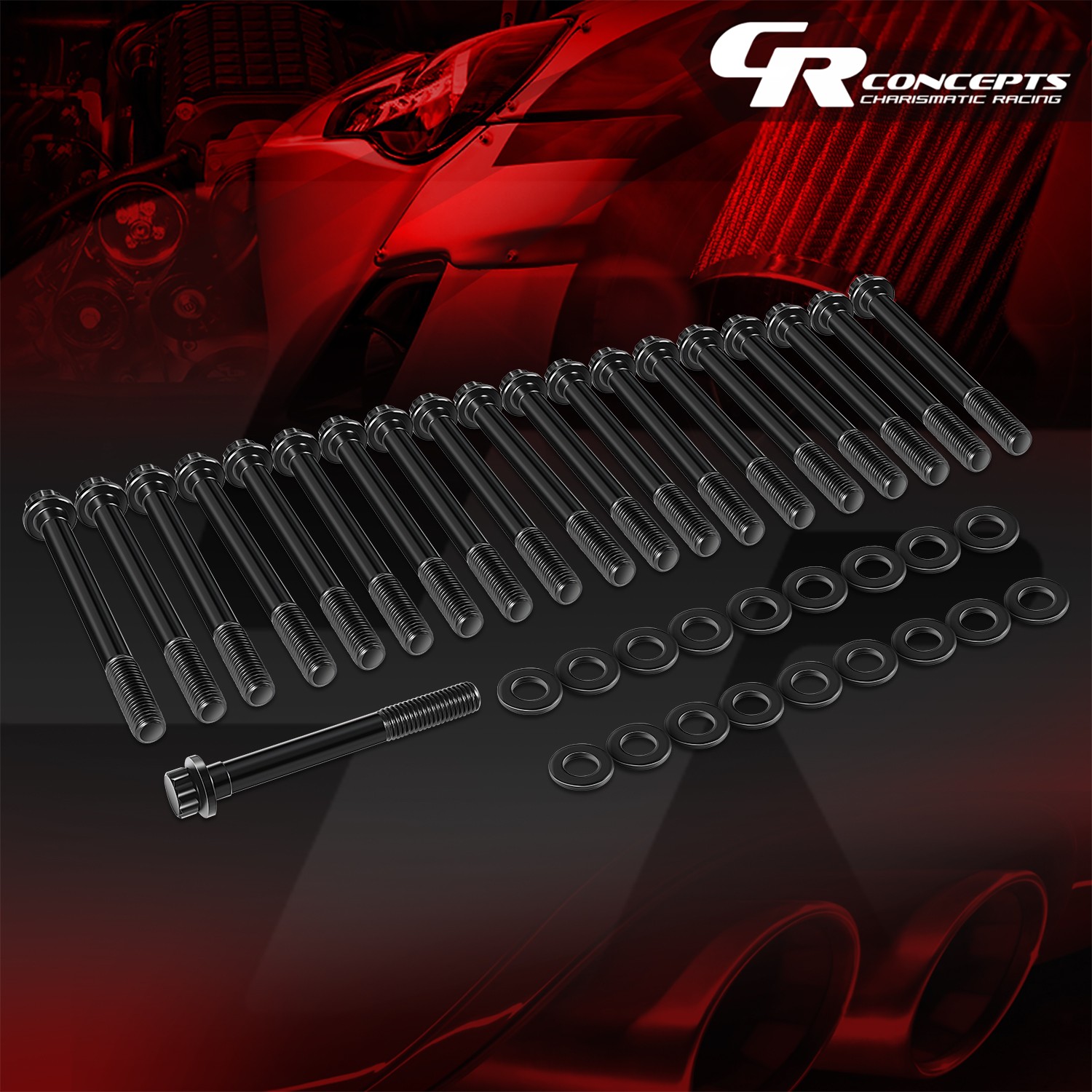 12-Point Cylinder Head Stud Kits For 2014-2024 Chevy Corvette Camaro 6.2L NA LT1