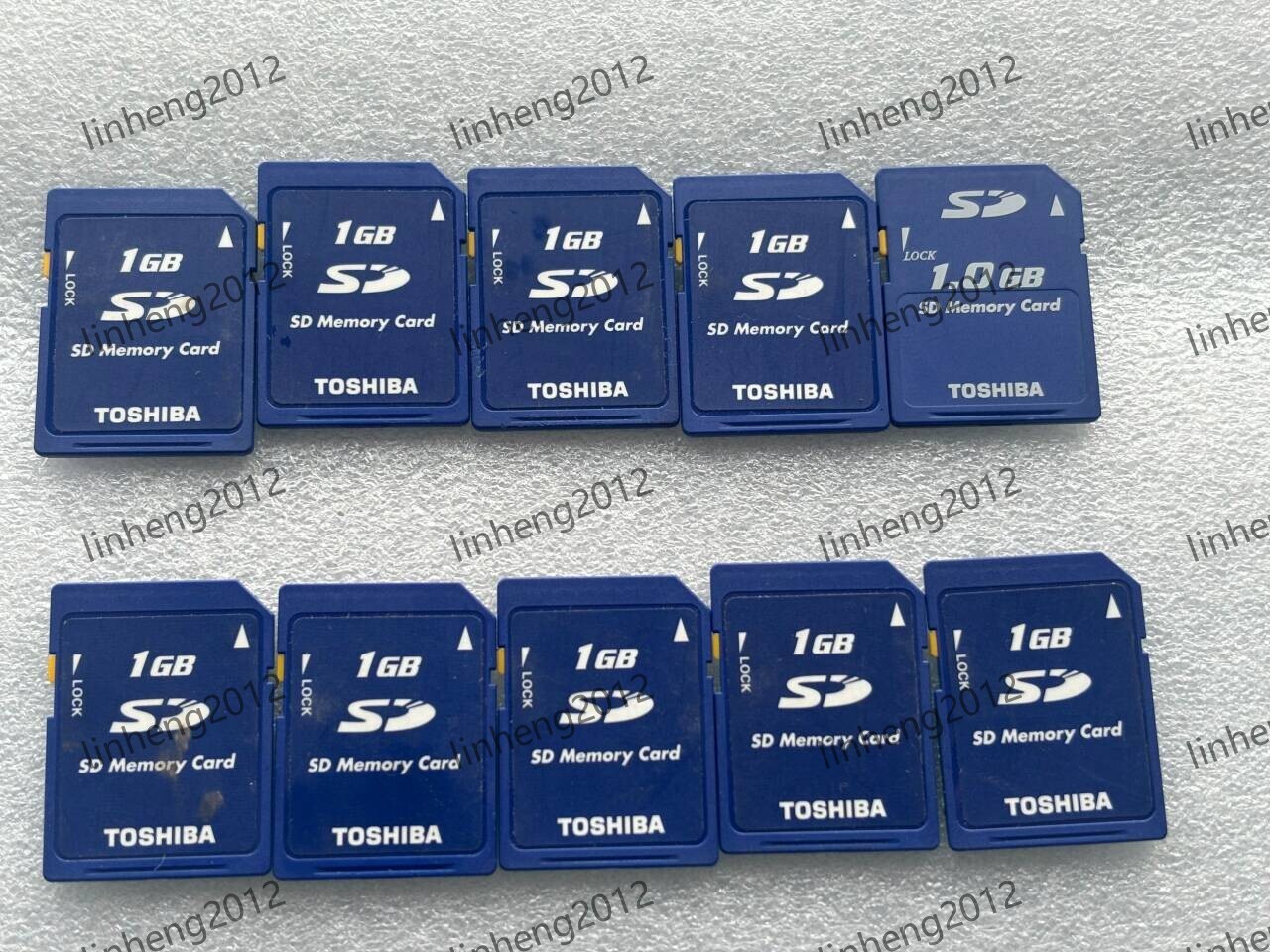 10PCS TOSHIBA 1GB SD Memory card
