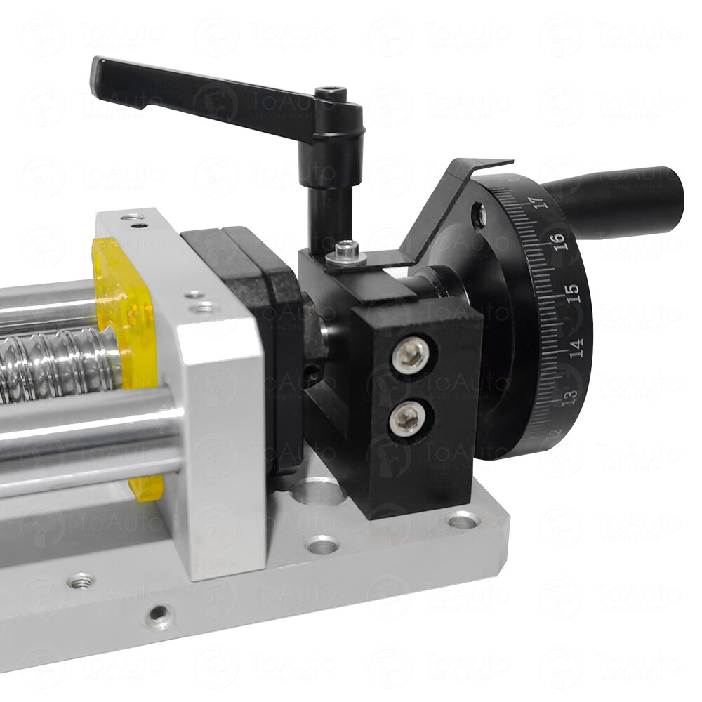 L300mm Cross Slide Linear Table Stage Module Manual Worktable with Handwheel