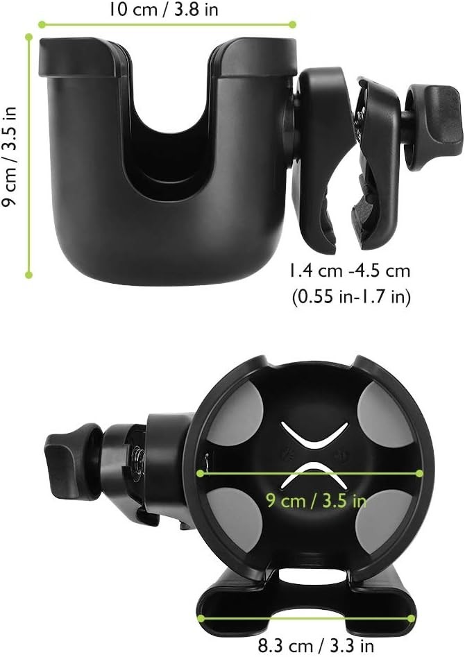 2-in-1 Stroller Cup & Phone Holder - Universal Fit for All Adventures