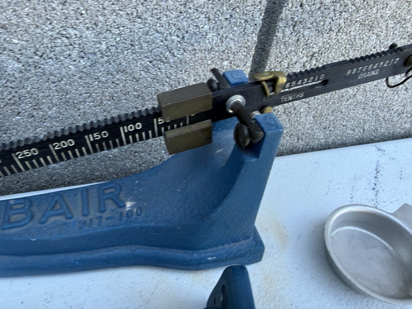 Bair Model 316 Reloading Powder Measure And 317 Scale - BOTH ARE INCOMPLETE