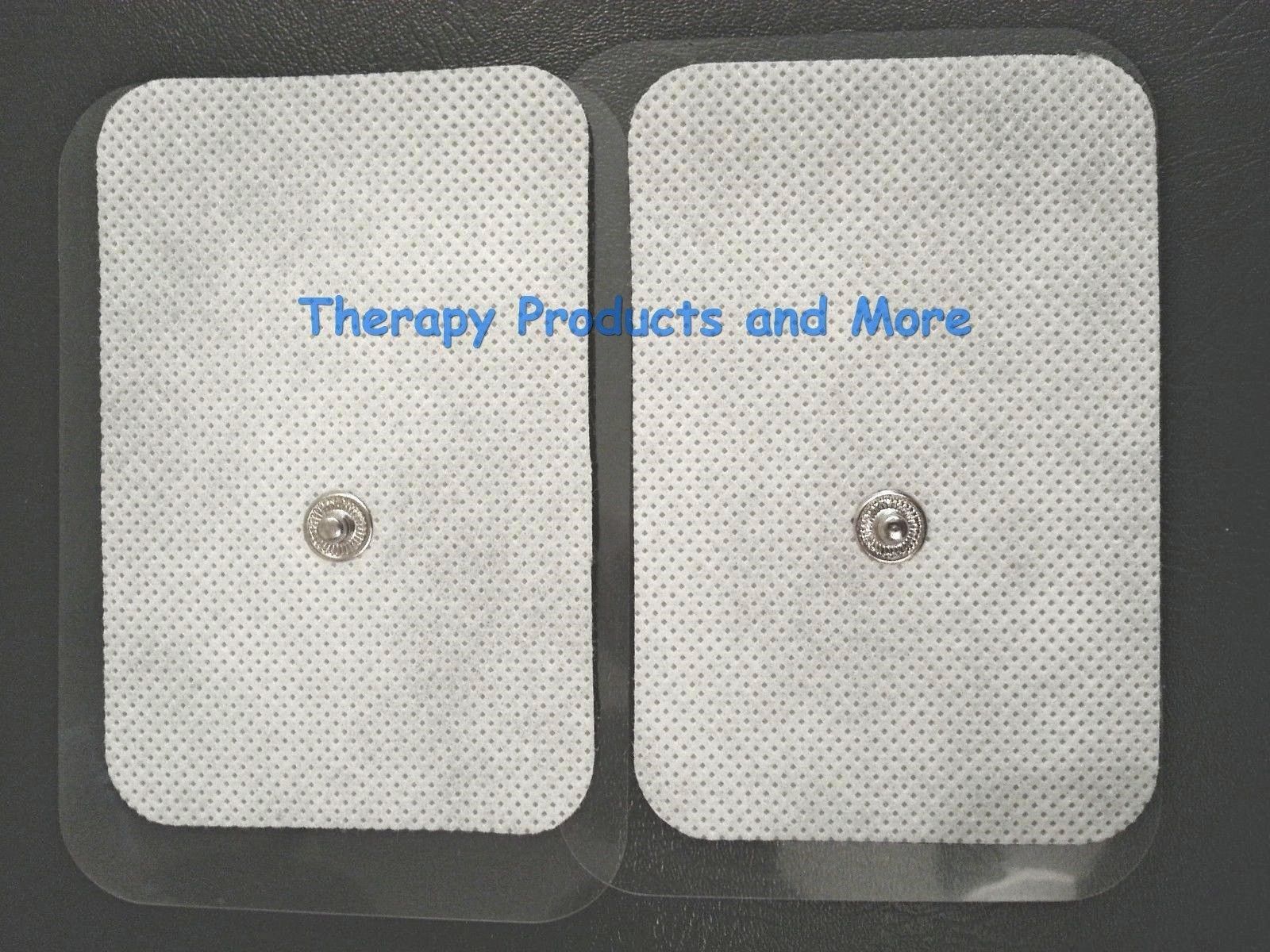 XL WIDE REPLACEMENT ELECTRODE MASSAGE PADS (4) (9X6CM)FOR IREST DIGITAL MASSAGER
