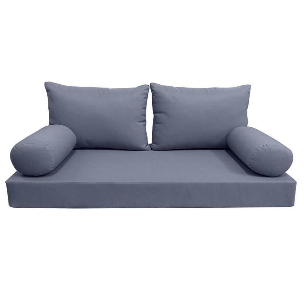 *COVER ONLY*-Style 2 Daybed Mattress Bolster Pillow Covers Knife Edge Full-AD001