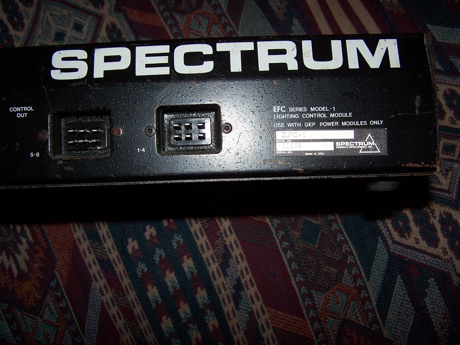 VINTAGE Spectrum EFC STAGE LIGHTING SYSTEM Control Modul model 1 (USA)