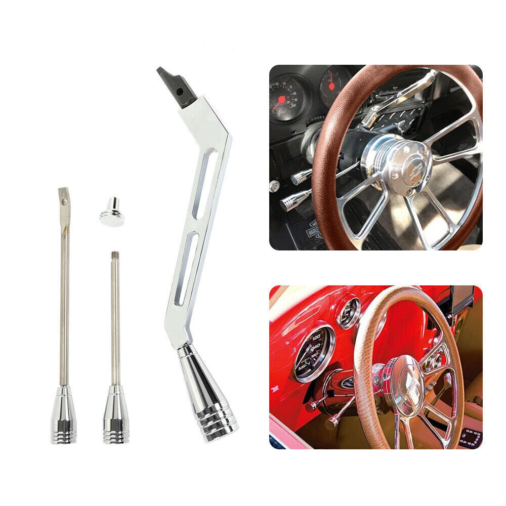 Billet Aluminum GM Column Shifter Turn Signal Lever Hazard Tilt KIT For GM Chevy