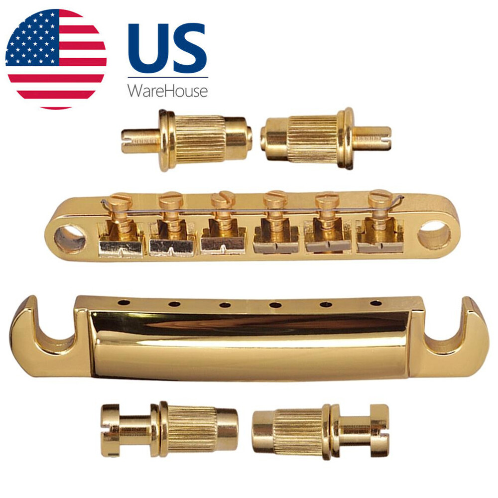 Gutar Bridge Tailpiece Tune-O-Matic Style Studs Posts for Les Paul LP SG