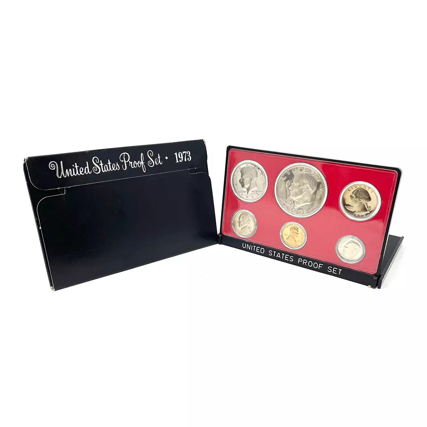 1973-S U.S. Clad Proof Set: Complete 6-Coin Set, Original Packaging