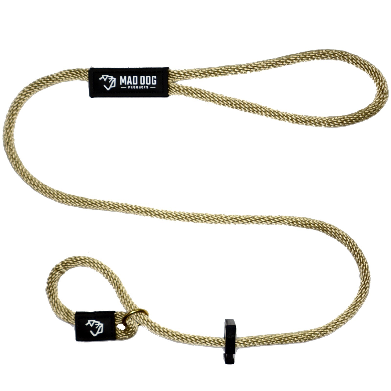 Mad Dog Products English Slip Dog Leash 1/2” x 10’ Jute Signature Rope