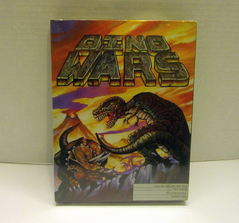 Dino Wars by DigiTek for Commodore Amiga - NEW  SEALED