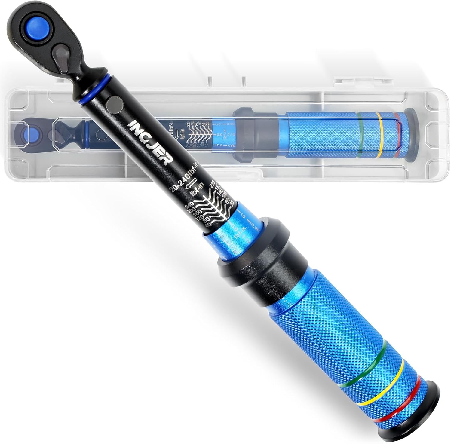 Torque Wrench, UPGRADE Mini 1/4" Drive Click Torque Wrench,20-240in.lb,Dual-D...