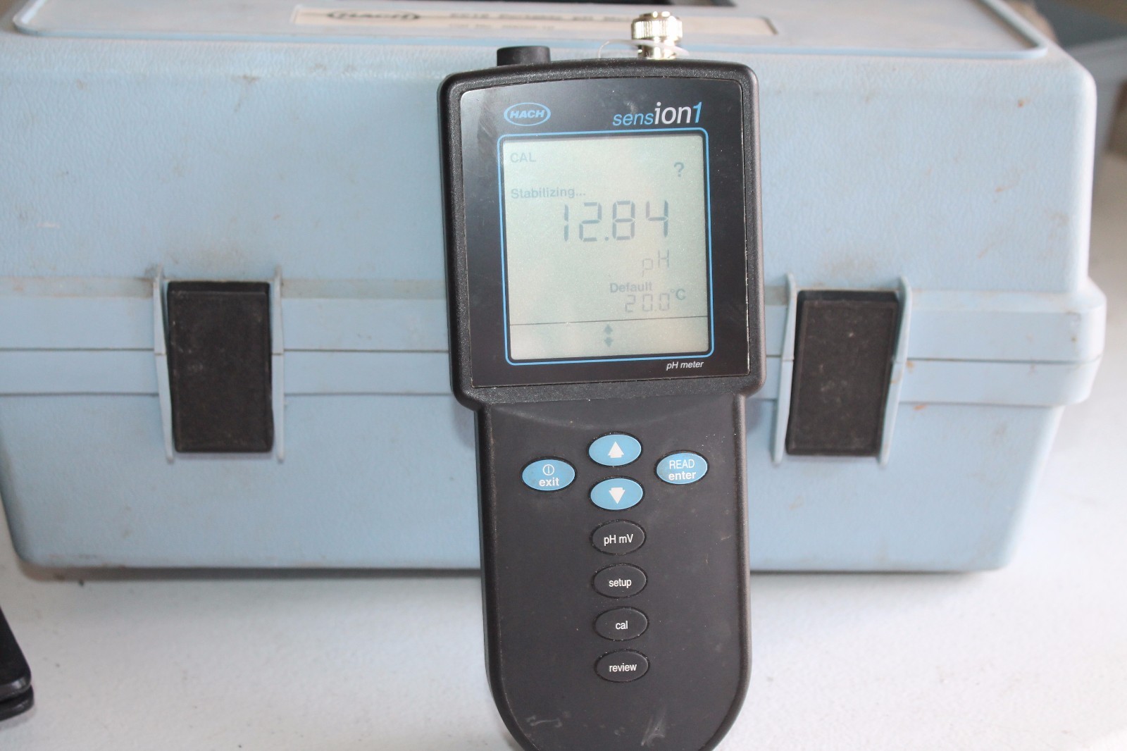 Hach Sension 1 Multimeter Portable PH Testing With Box Case Black
