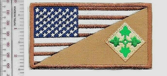 US Army Division Iraq & Afghanistan 4th Infantry Division Desert No Tariff