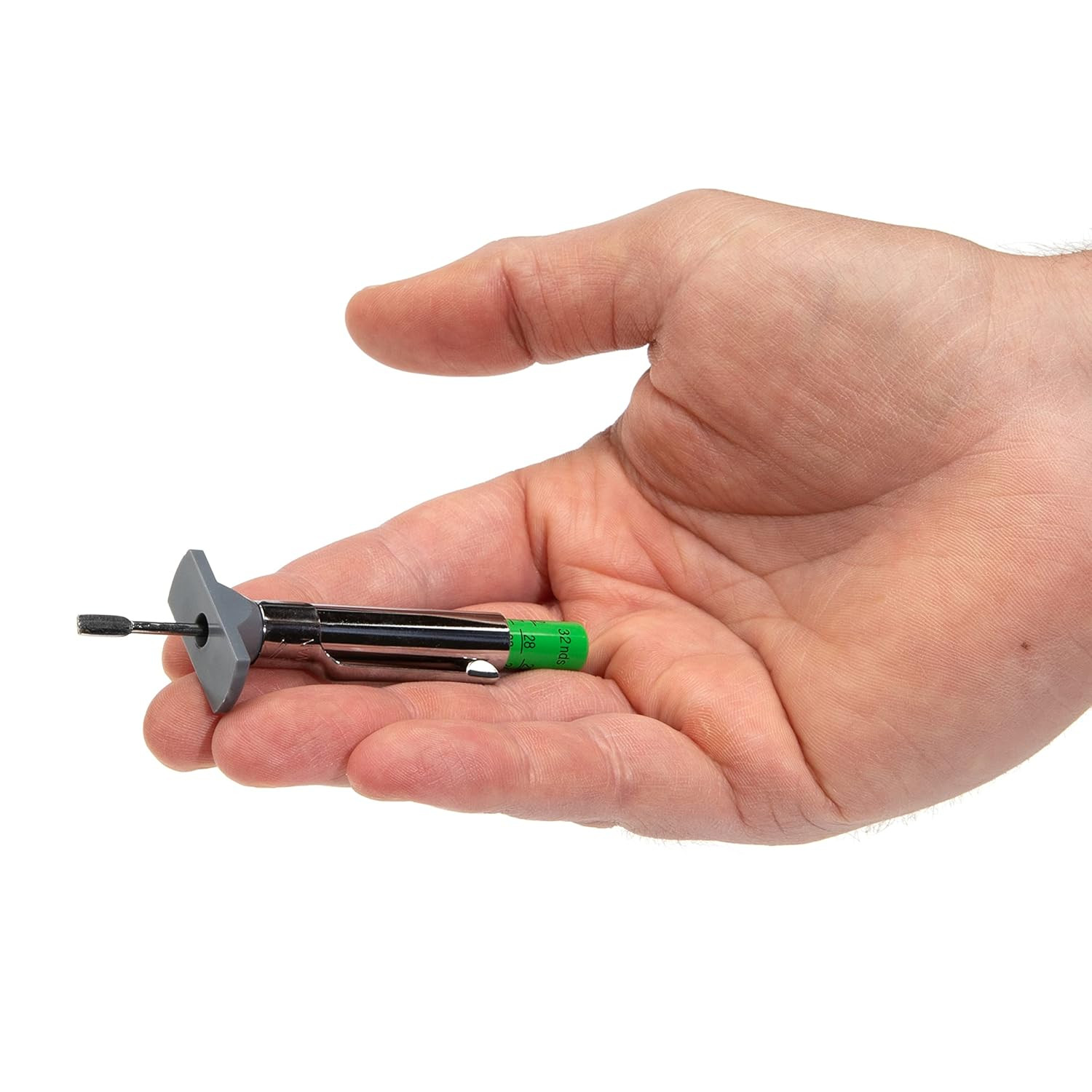 422112G Color Coded SAE Tread Depth Gauge with Grey Base
