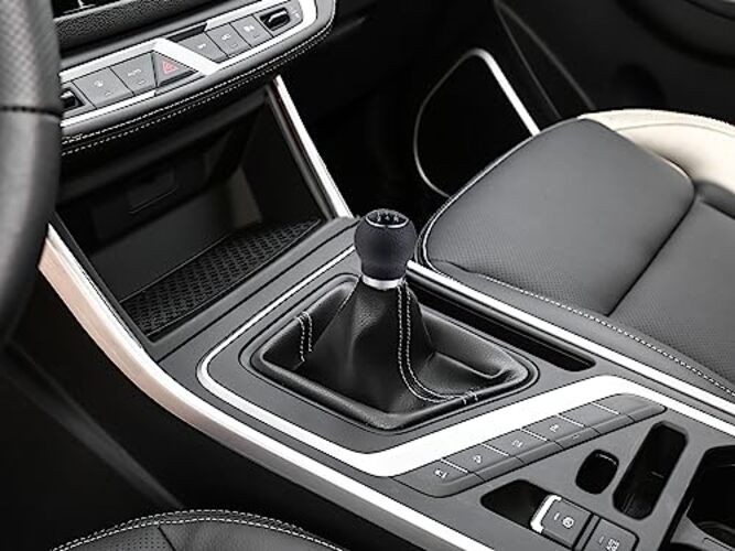 5 Speed Shifter Knob Car Stick Gear Lever Shifting Knobs Shift Ball Black