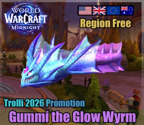 World of Warcraft Midnight x Trolli Exclusive - Gummi Glow Wyrm Pet