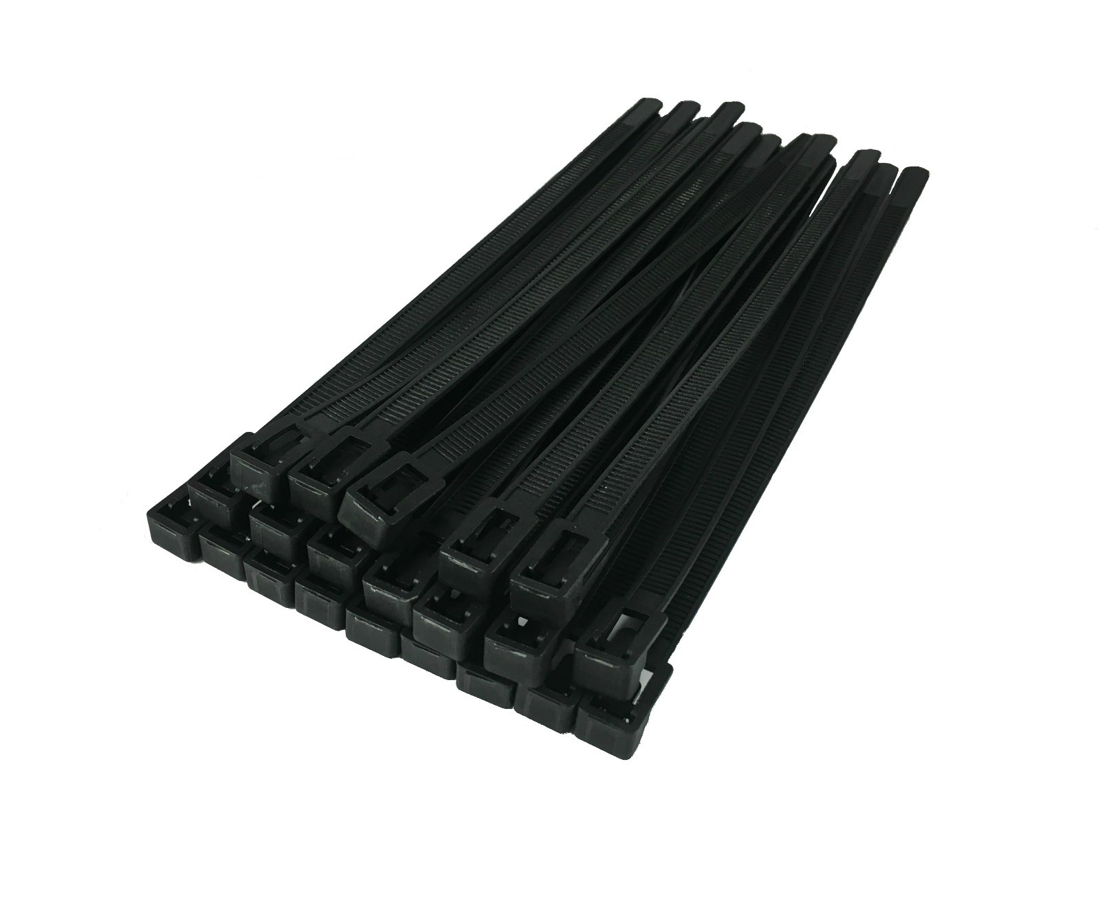 Cable Ties 8" Zip Reusable Push Release 45 lb Nylon Black Wire Wrap Heavy Duty