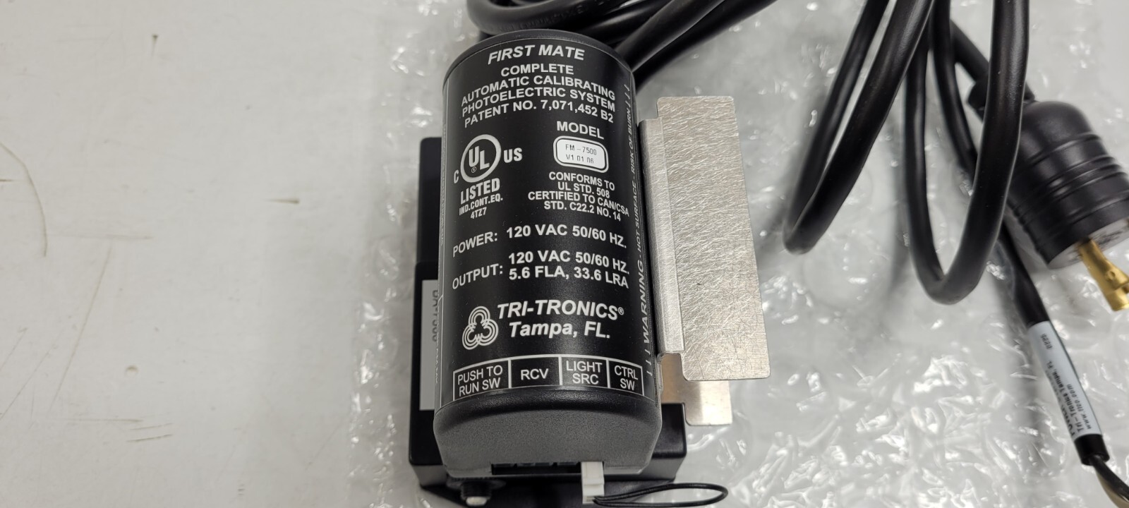 Tri-Tronics FIRST MATE FM-7500 Automatic Calibration Photoelectric System
