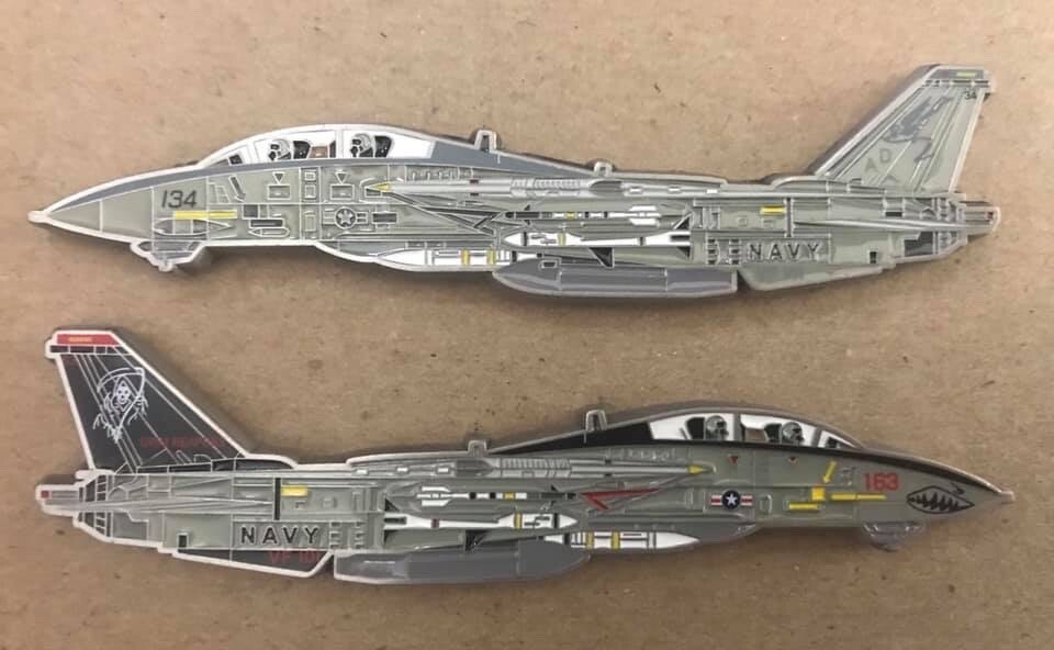 VF-101 Grim Reapers F-14 Tomcat Challenge Coin