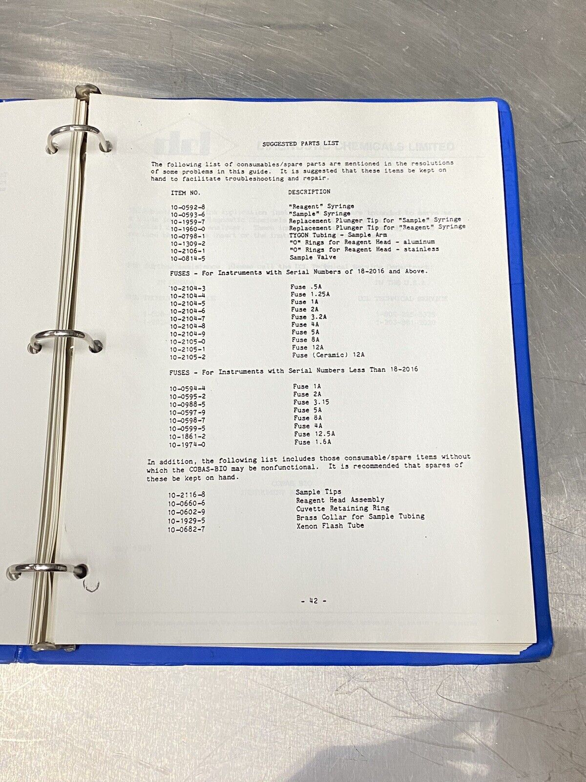 Roche Diagnostics Cobas-bio Troubleshooting Guide - Users Guide / Manual