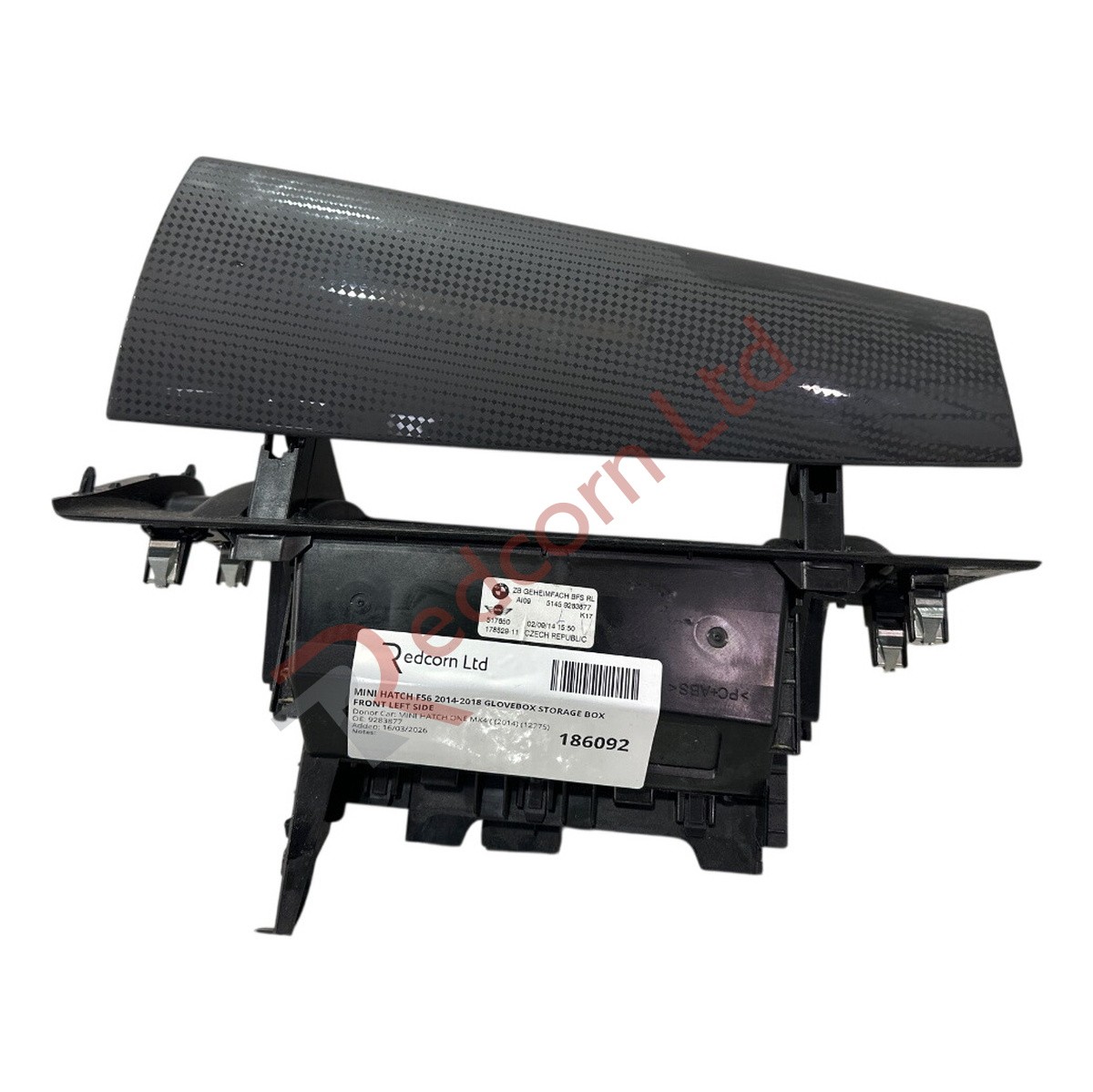 MINI HATCH F56 2014-2018 GLOVEBOX STORAGE BOX FRONT LEFT SIDE 9283877
