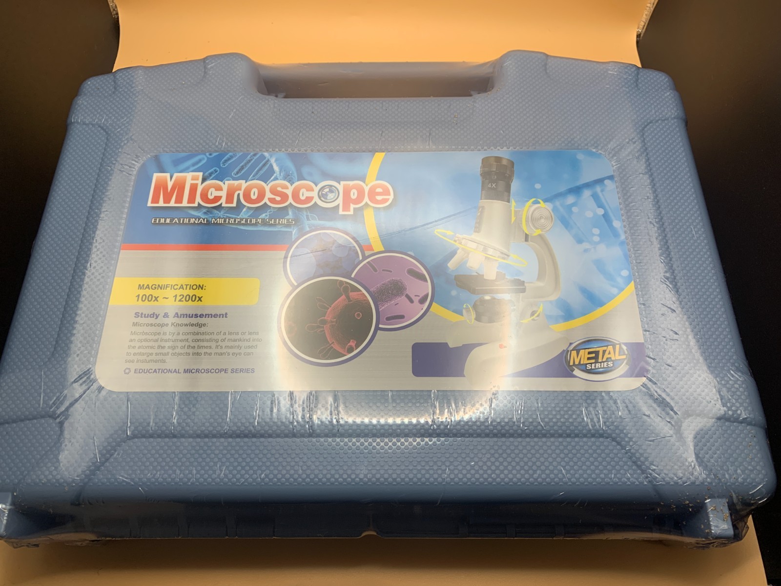 Free Ship - NEW Microscope Kit - Up To 1200X High Power - Student STEM