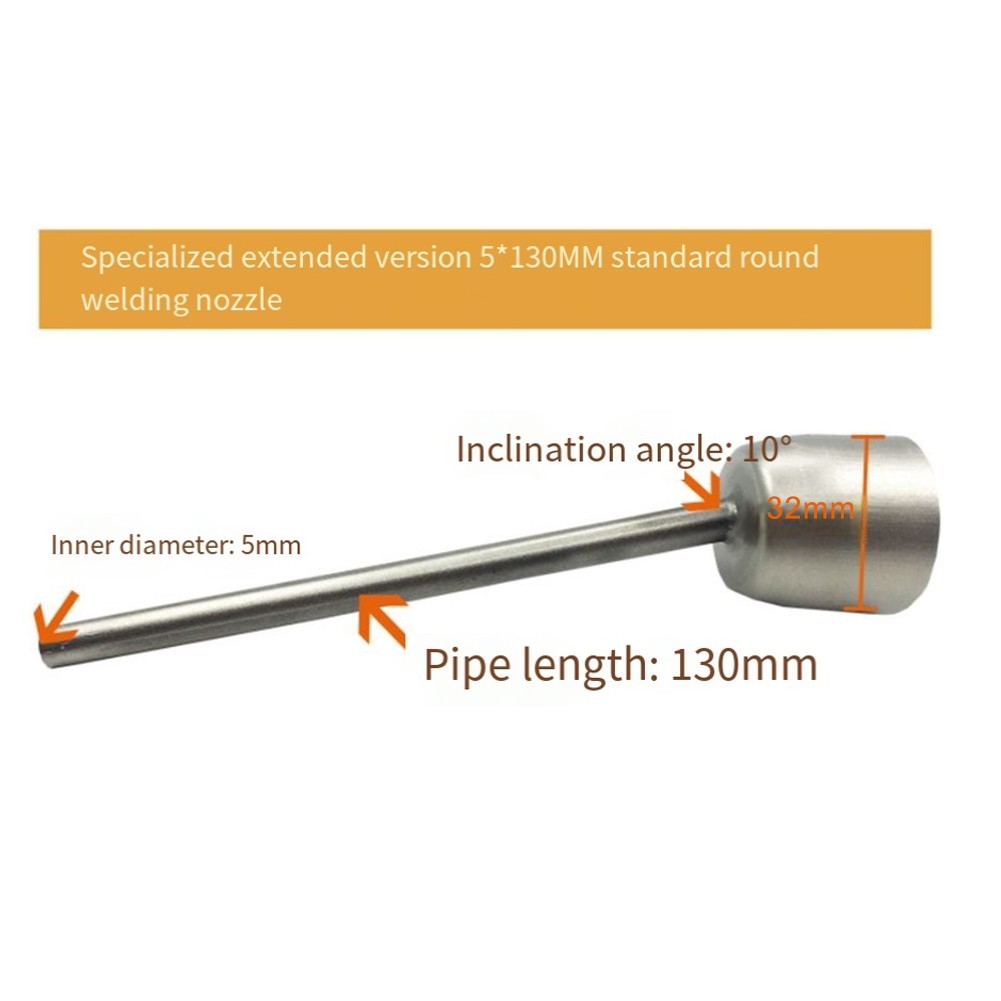 Round Welding Nozzle For Deep Welding Oxidation Resistant Hot Air Tool Accessory