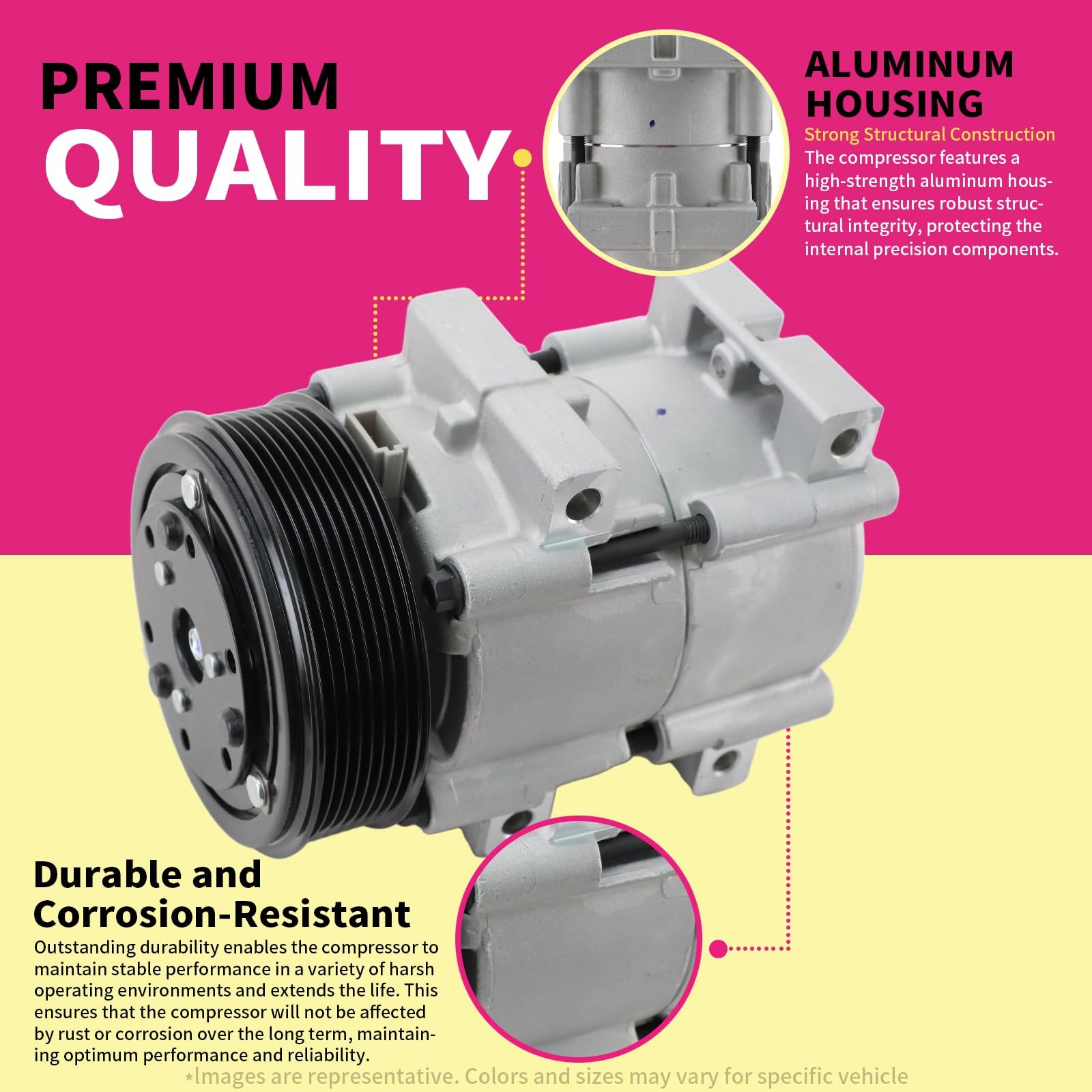 A/C Compressor | Compatible With Mazda Protege 95-98