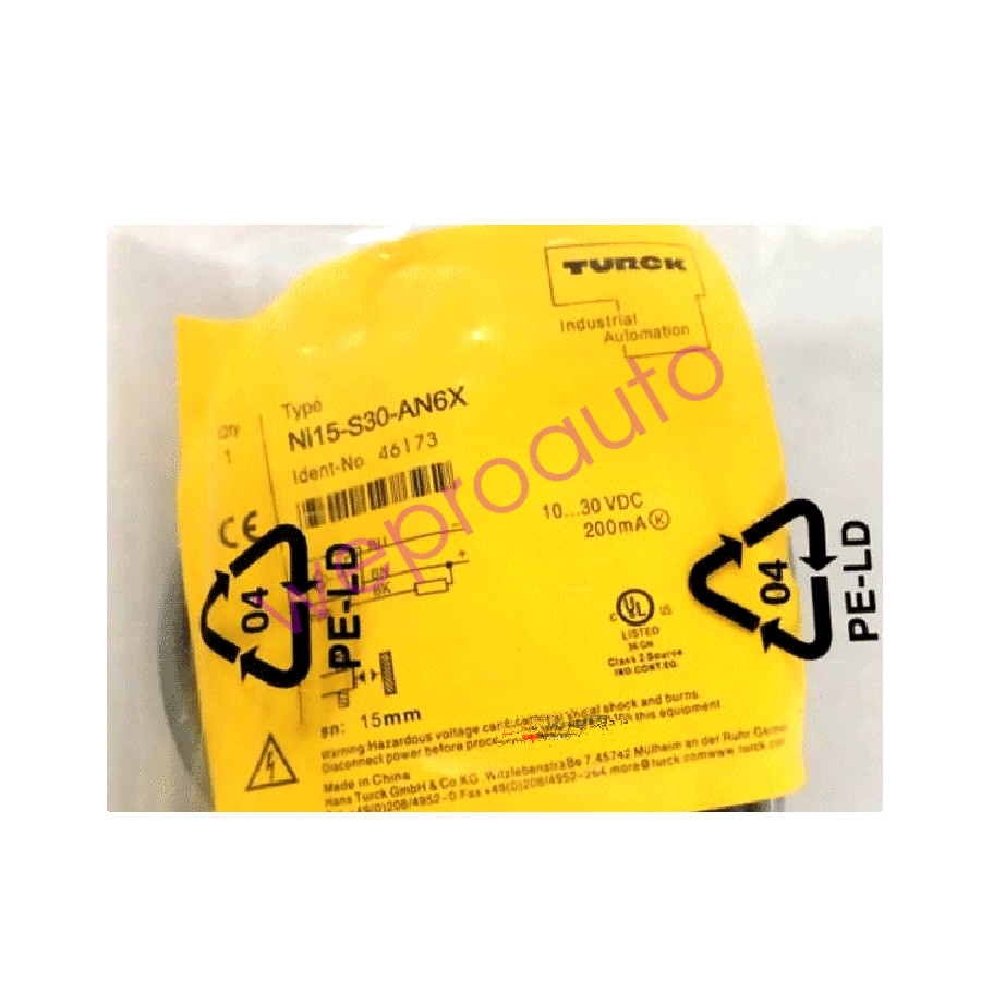 TURCK NI15-S30-AN6X 46593 Inductive sensor NPN ✦KD