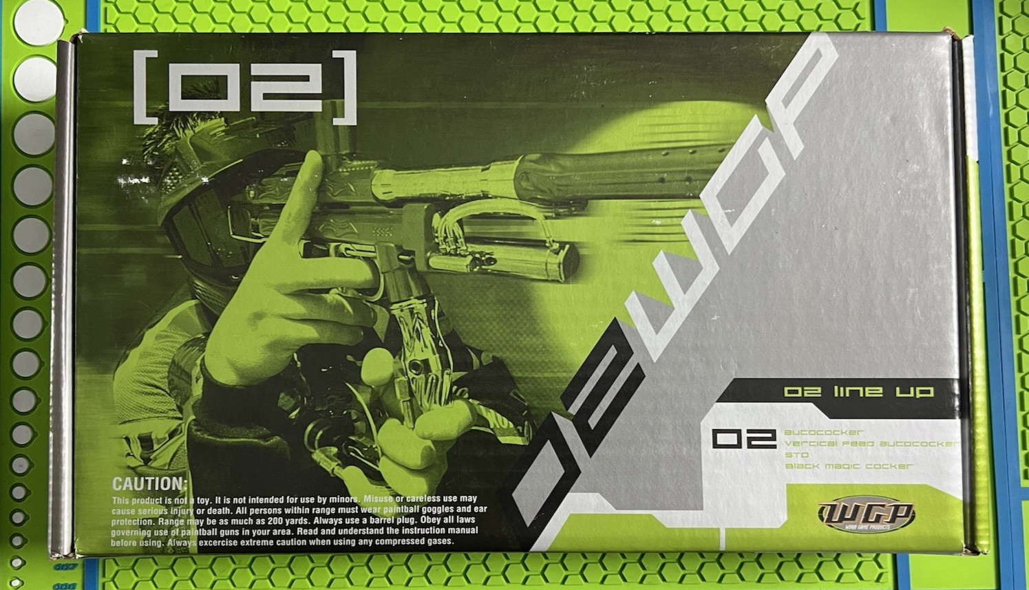 WGP 2K2 02 VERTICAL FEED AUTOCOCKER BOX - BLUE - PAINTBALL (BOX ONLY)