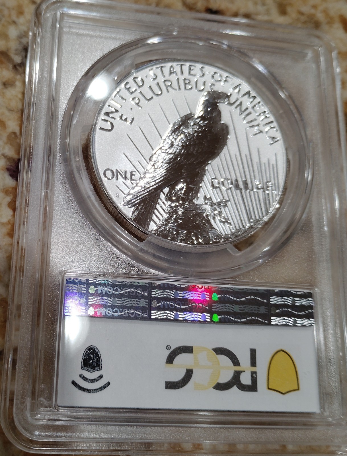 2025-S Peace dollar, Reverse Proof First Strike issue, PCGS PR-69