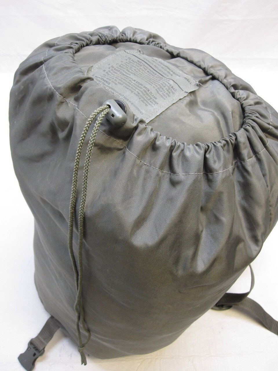 US Military SMALL Modular Sleeping Bag System Grey COMPRESSION STUFF SACK MINT