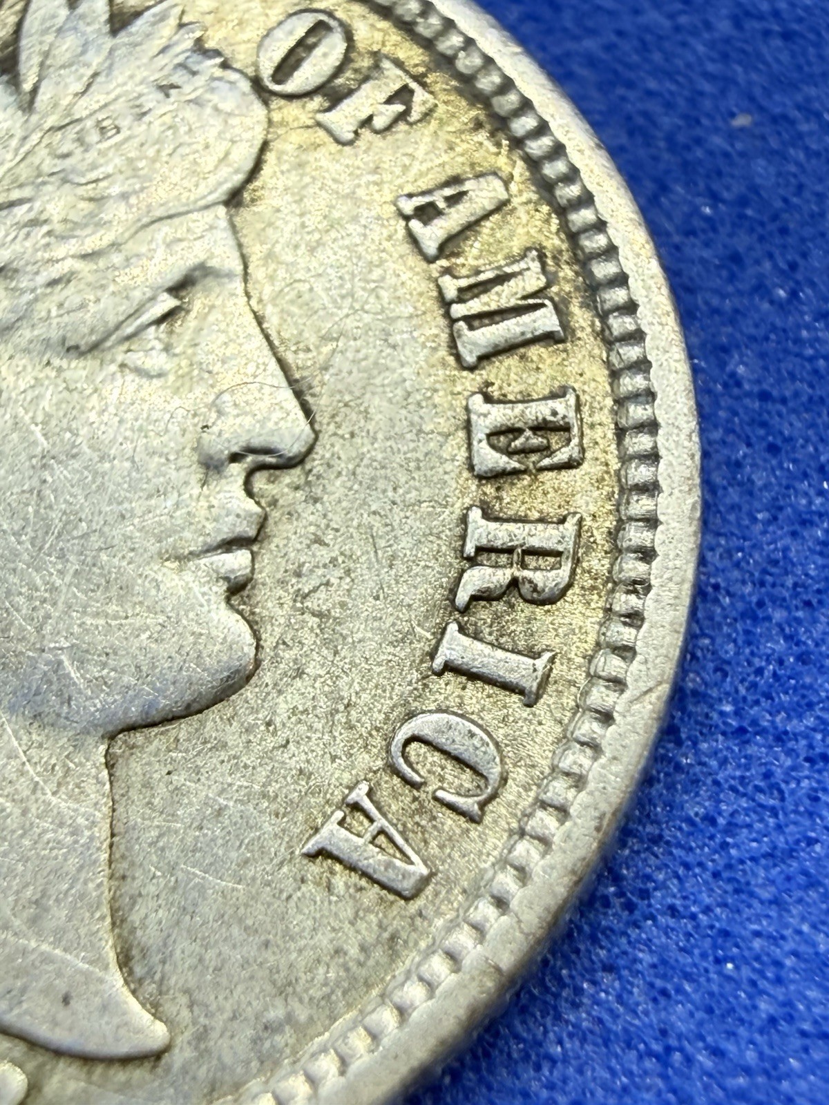1908 Barber Dime High Grade XF/AU
