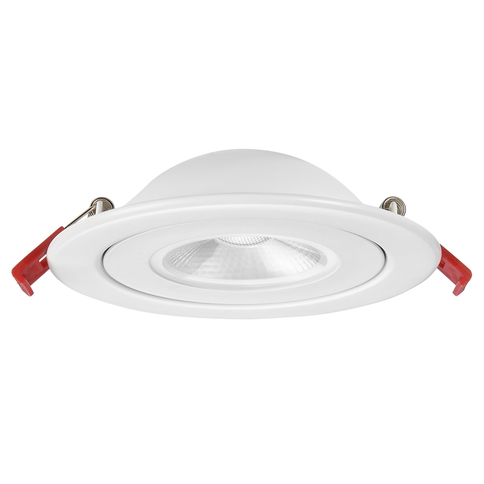 Maxxima 4 in. Rotatable Ultra-Thin Recessed LED Floating Gimbal White