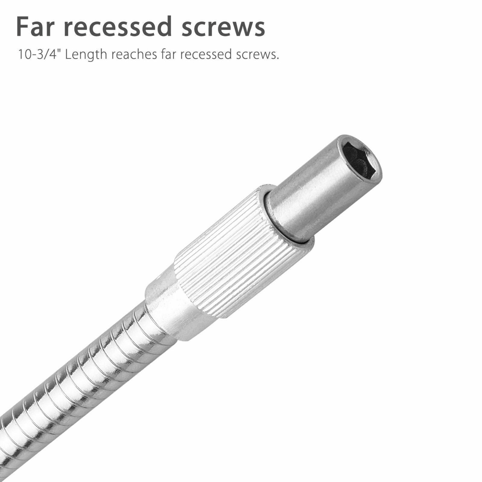 2X Extension Screwdriver Drill Bit Flexible Shaft Holder Tool Attachment