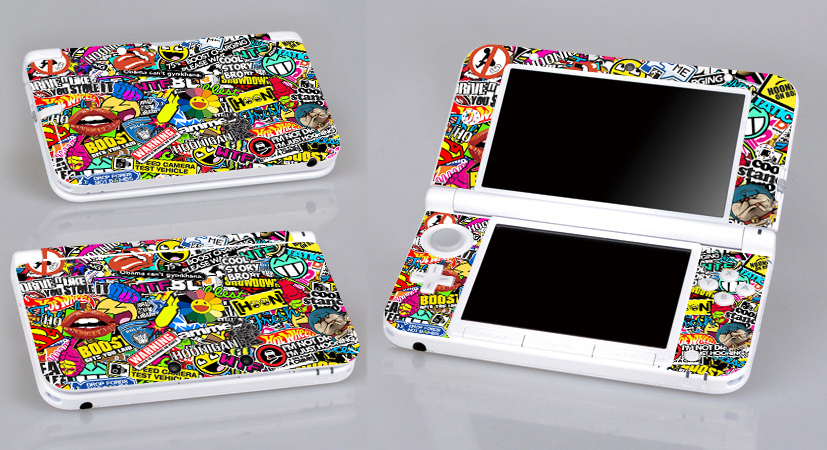 Bombing N262 Vinyl Decal Skin Sticker for Nintendo 3DS XL/LL