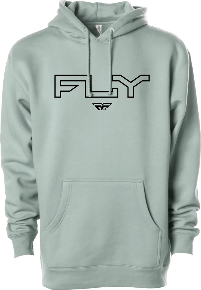 Fly Racing Fly Edge Youth Hoodies Lg-XL Gray 354-03062