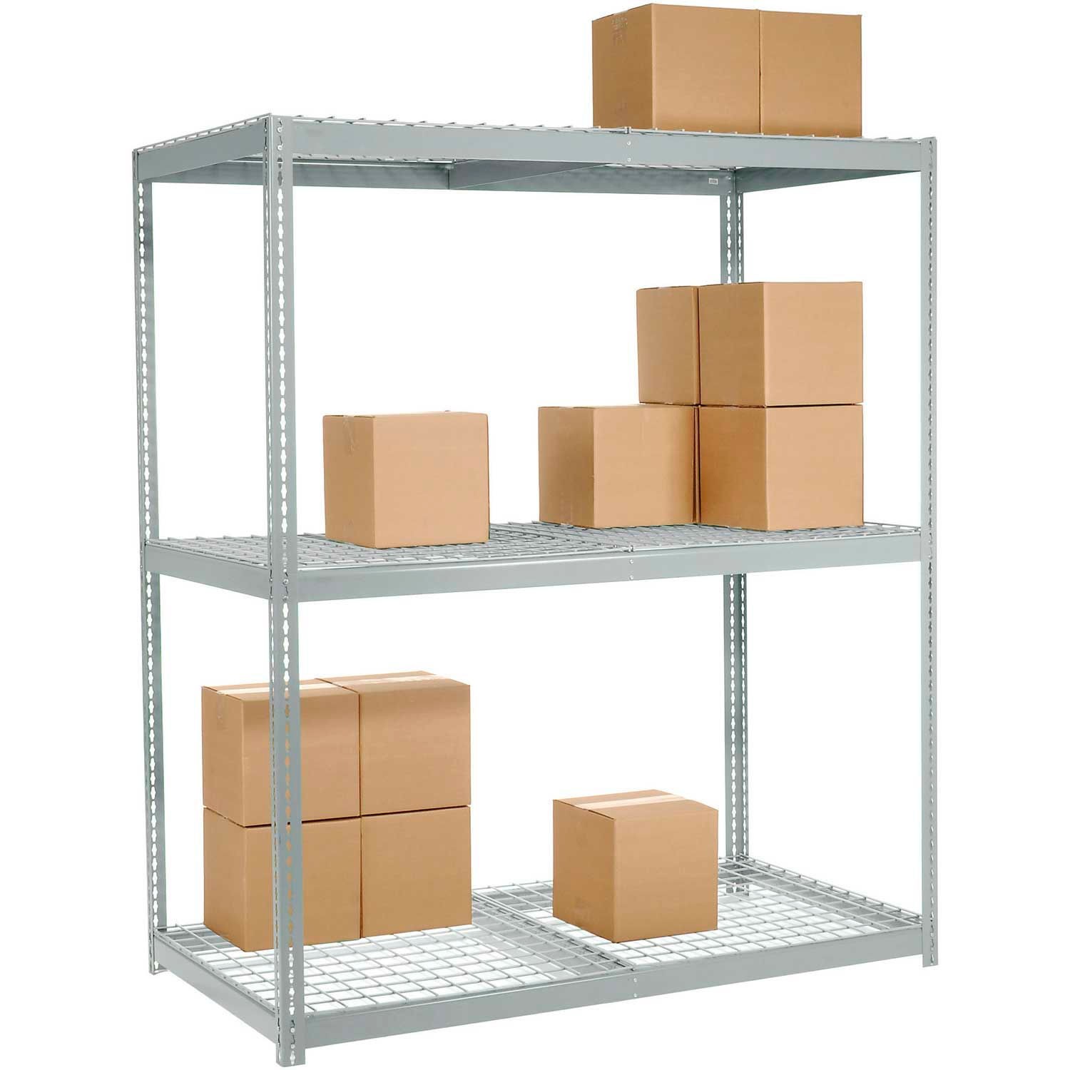 Global Industrial High Capacity Wire Deck Shelf 96"W x 48"D Gray