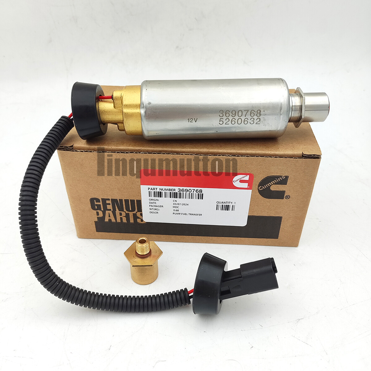 Fuel Transfer Pump 3686718 3690768 for Cummins ISX QSX ISX11.9 ISX15 X15 ISX12
